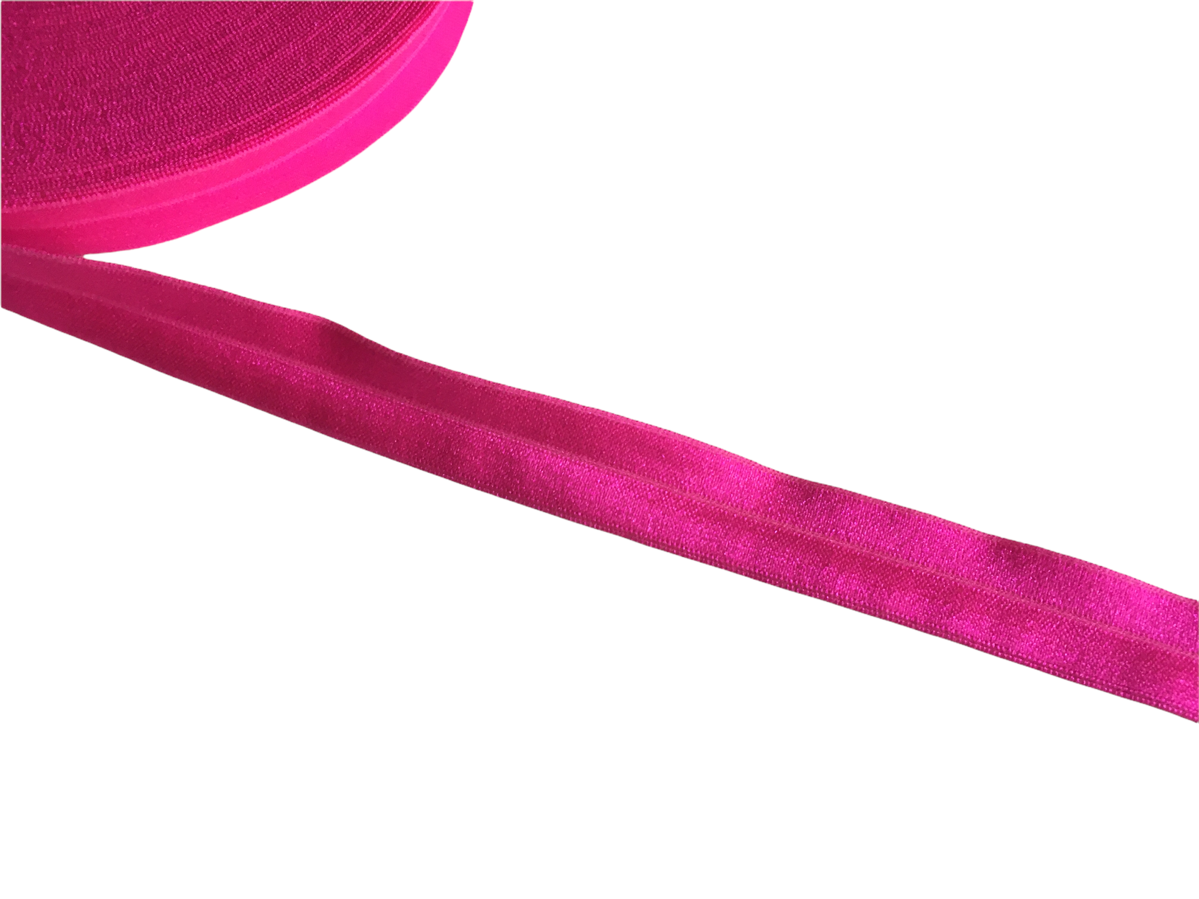 Lemovací pruženka půlená 19 mm - růžová Barbie
