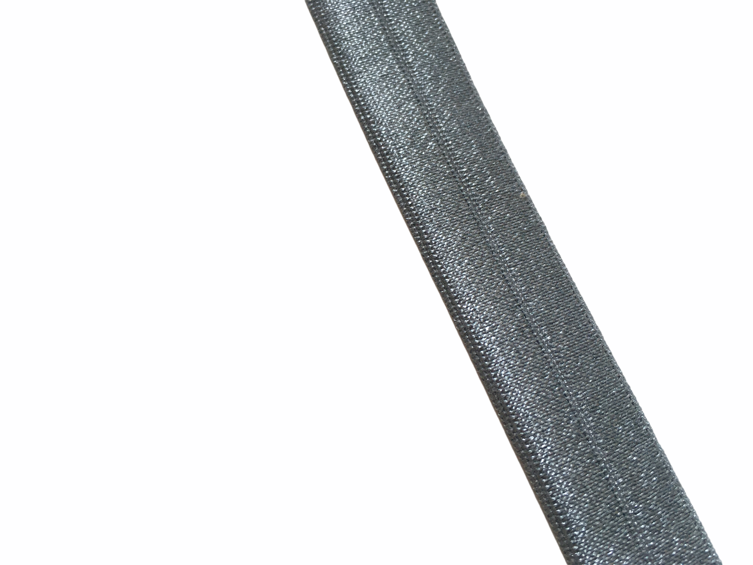 Lemovací pruženka půlená 19 mm -  tmavě šedá 